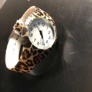 Cheetah print watch